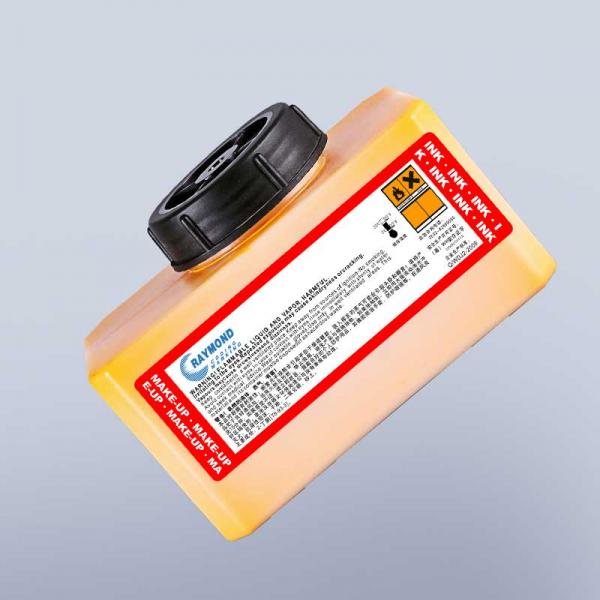 Universal fast dry printing ink IR299YL on metal for domino printer